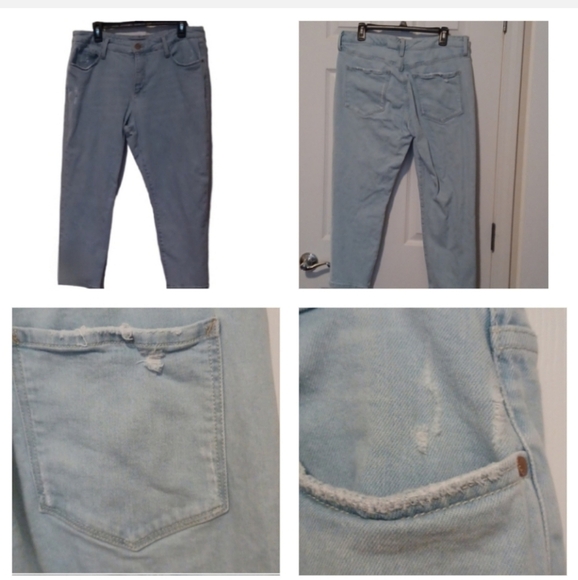 💙🏍Light Blue Women's Jeans Mid Rise - Picture 1 of 13